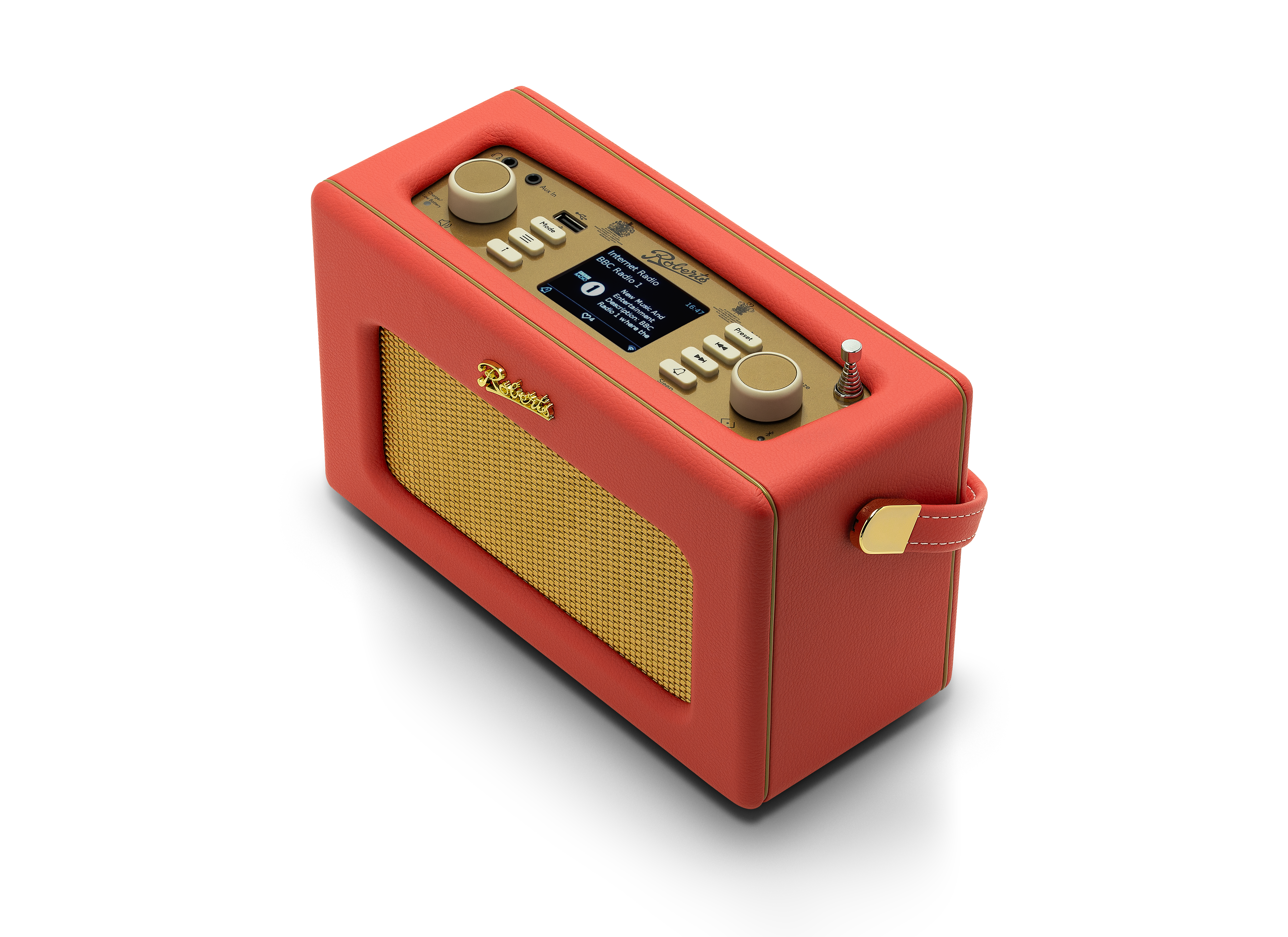 ROBERTS Revival iStream3L classic red